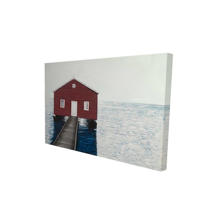 Fondo 20 x 30 in. Boathouse-Print on Canvas FO2790151